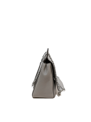 Tory Burch 82411 Britten Flap Shoulder Bag Gray