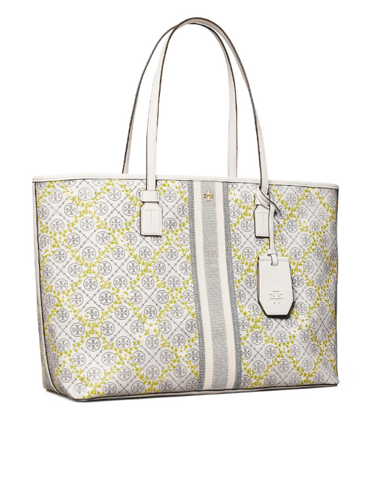 Tory-Burch-82593-T-Monogram-Canvas-Floral-Vine-Top-Zip-Tote-Ivory-Balilene-samping