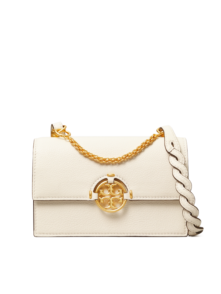 Tory Burch Miller Mini Crossbody Bag New Ivory