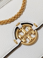 Tory Burch Miller Mini Crossbody Bag New Ivory