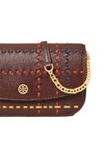       Tory-Burch-82947-Robinson-Woven-Plaid-Chain-Wallet-Tempranillo-Balilene-detail