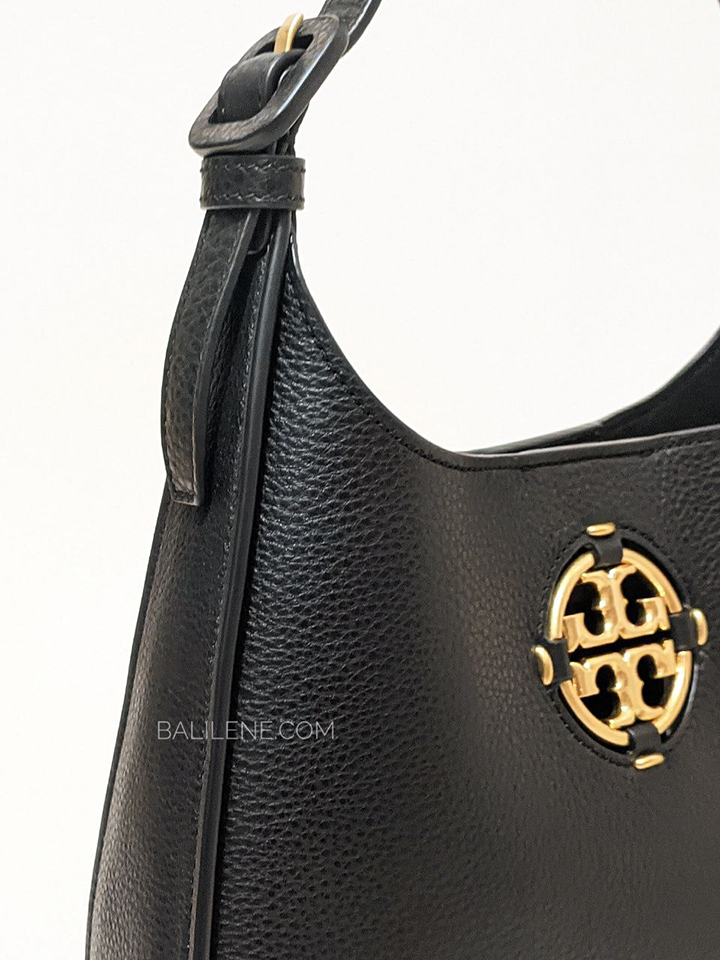 Tory Burch 82982 Miller Small Hobo Bag Black