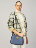 Tory Burch 82982 Miller Small Hobo Bag Blue Stone