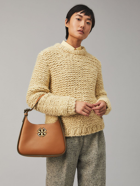 Tory Burch 82982 Miller Small Hobo Bag Light Umber