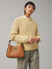 Tory Burch 82982 Miller Small Hobo Bag Light Umber