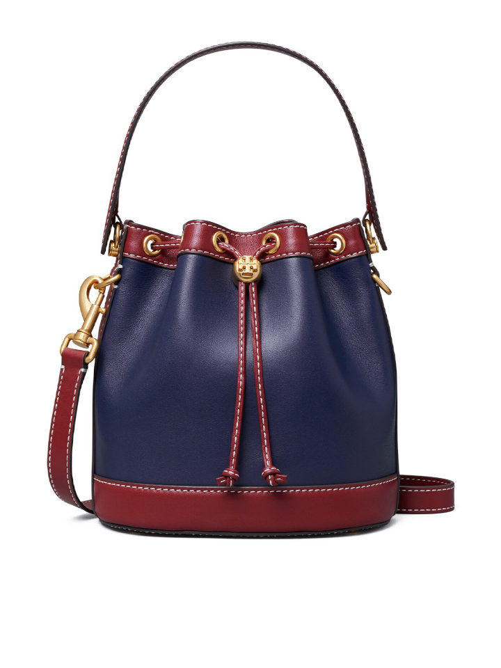 Tory burch block discount t drawstring tote