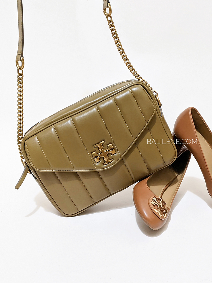 Tory Burch 83088 Kira Quilted Camera Bag Toasted Sesame