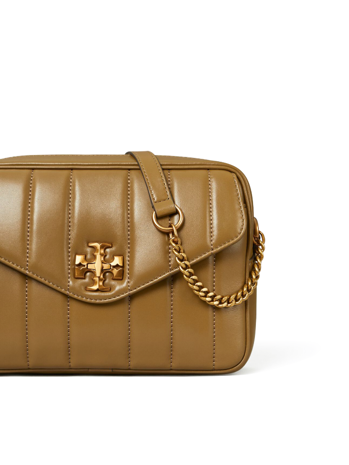 Tory Burch 83088 Kira Quilted Camera Bag Toasted Sesame