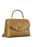    Tory-Burch-83089-Kira-Top-Handle-Satchel-Bag-Toasted-Sesame-Balilene-samping