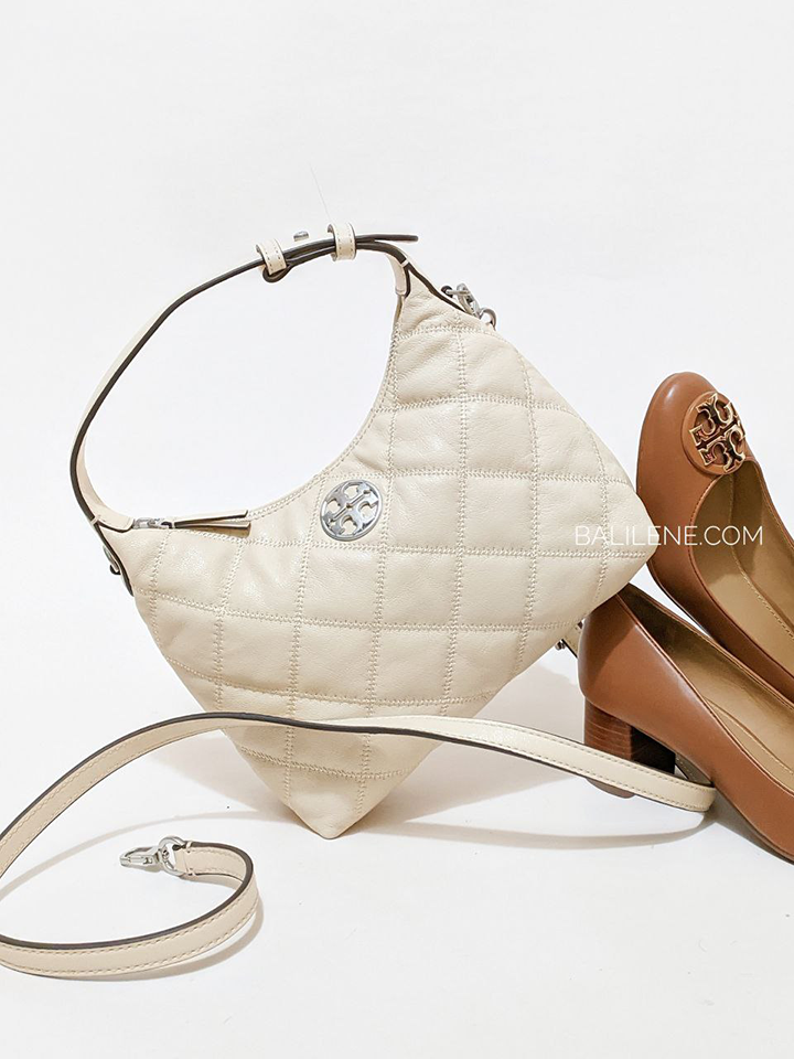 Tory Burch Willa Mini Hobo Bag New Cream