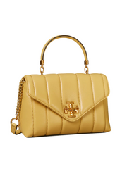 Tory Burch Kira Small Top Handle Satchel Bag Beeswax