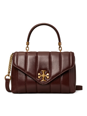 Tory Burch Kira Small Top Handle Satchel Bag Tempranillo