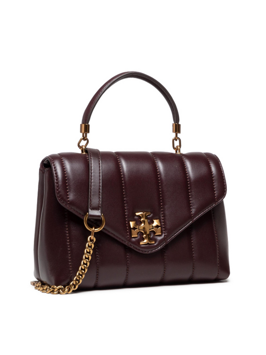 Tory Burch Kira Small Top Handle Satchel Bag Tempranillo