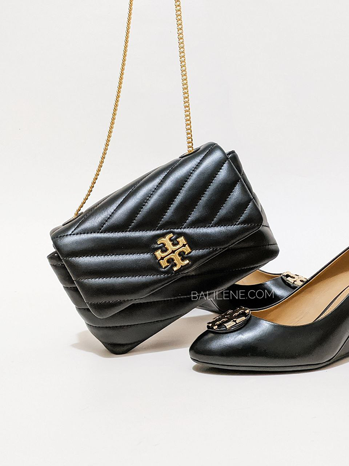 Tory Burch 84007 Kira Chevron Mini Bag Black