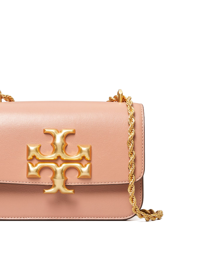 Tory Burch Eleanor Textured Small Convertible Shoulder Bag Meadowsweet