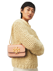 Tory Burch Eleanor Textured Small Convertible Shoulder Bag Meadowsweet