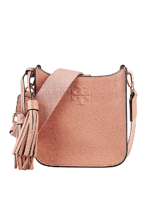 Tory Burch Thea Mini Web Shoulder Bag Pink Moon