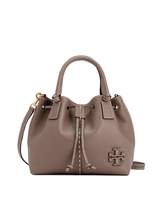 Tory-Burch-85119-McGraw-Small-Drawstring-Satchel-Silver-Maple-Balilene-depan