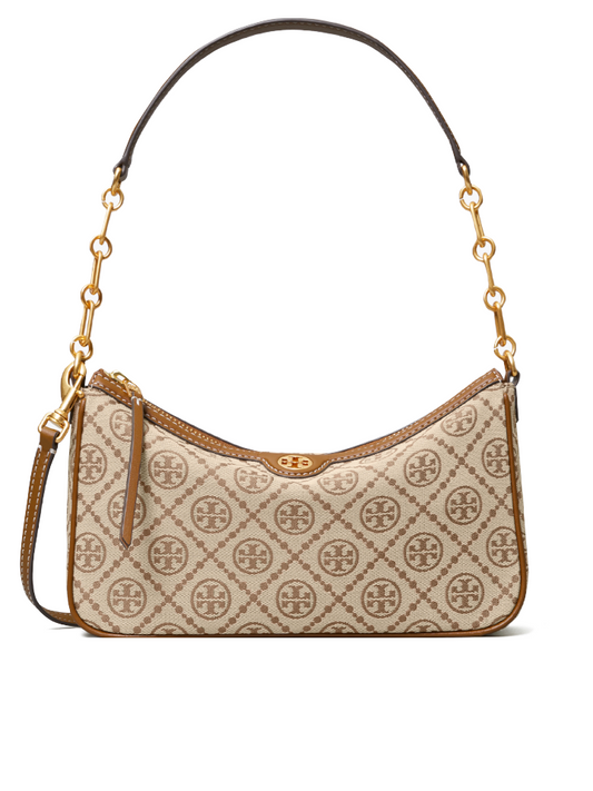 Tory Burch T Monogram Jacquard Studio Hazelnut