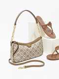 Tory Burch T Monogram Jacquard Studio Hazelnut