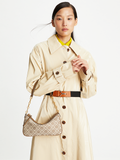 Tory Burch T Monogram Jacquard Studio Hazelnut