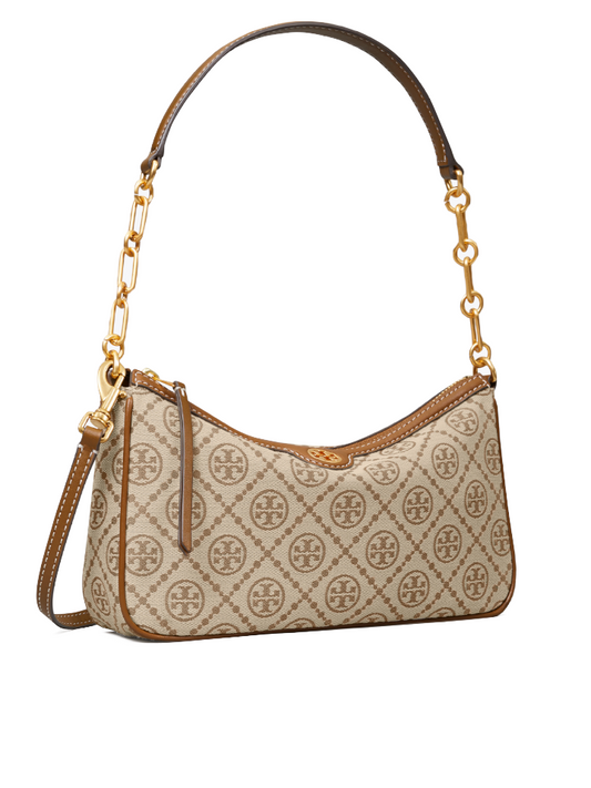 Tory Burch T Monogram Jacquard Studio Hazelnut