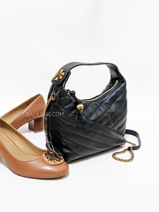Tory-Burch-85173-Kira-Chevron-Half-Moon-Black-Rolled-Gold-Balilene-detail-depan