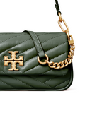    Tory-Burch-85229-Kira-Chevron-Small-Flap-Shoulder-Bag-Sycamore-Green-Rolled-Gold-Balilene-detail
