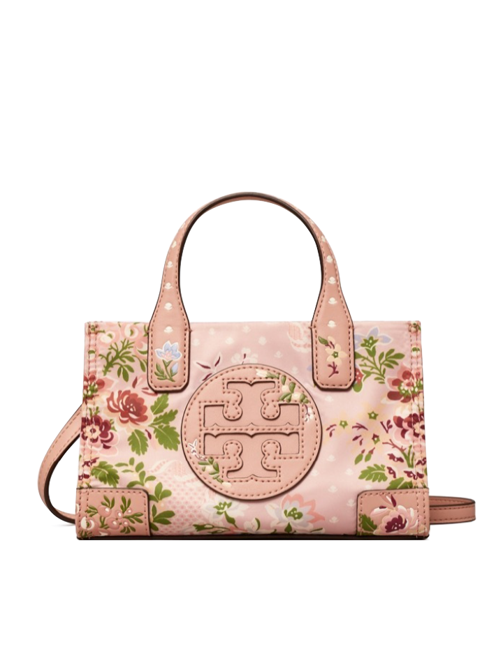 5948 TORY BURCH Ella Micro Tote Quilted Floral
