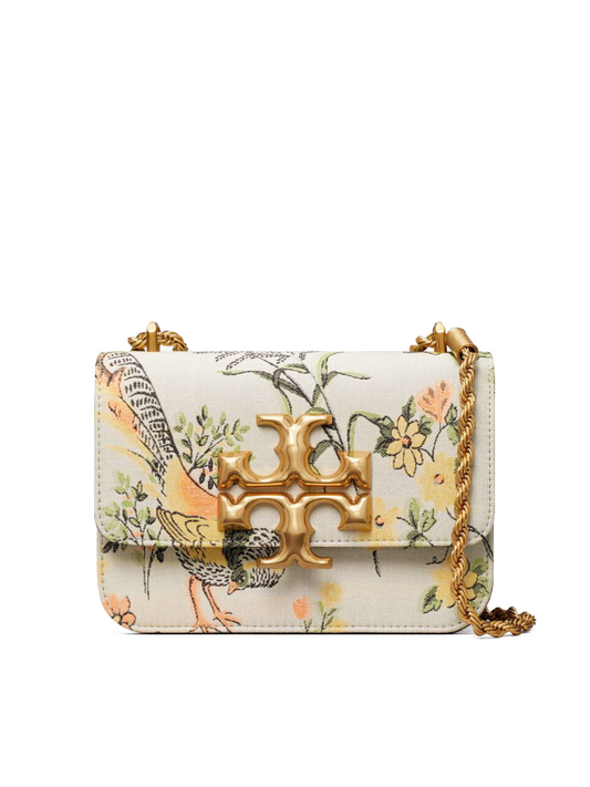 Tory Burch Eleanor Brocade Small Convertible Shoulder Bag Winter Sage