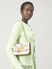 Tory Burch Eleanor Brocade Small Convertible Shoulder Bag Winter Sage