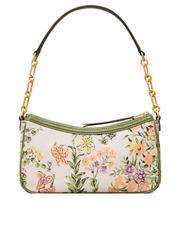Tory Burch 86558 T Monogram Brocade Studio Bag Winter Sage
