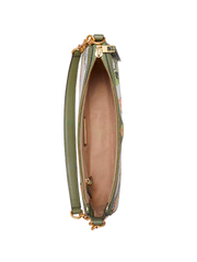 Tory Burch 86558 T Monogram Brocade Studio Bag Winter Sage
