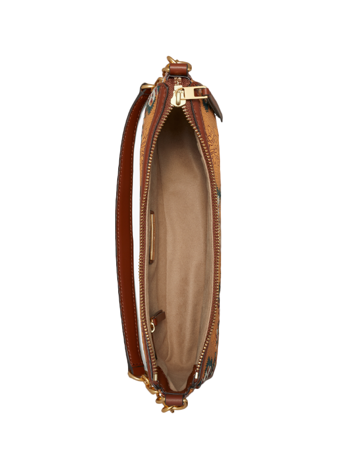 Tory Burch 86603 T Monogram Brocade Studio Sunset Bonfire Balilene