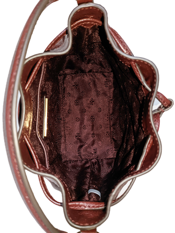 Tory Burch 87293 Willa Mini Bucket Bag Claret