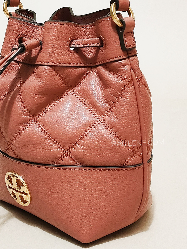 Tory Burch 87293 Willa Mini Bucket Bag Toasted Pecan