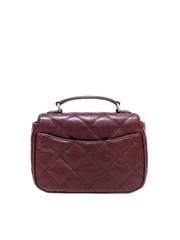 Tory Burch 87861 Willa Mini Top Handle Bag Claret