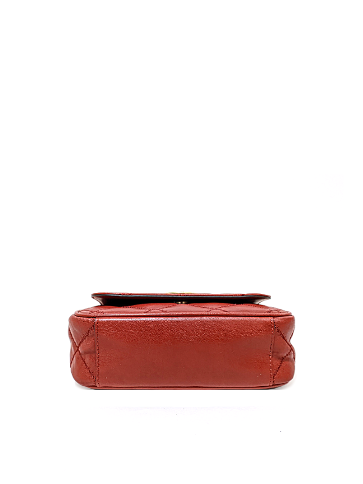 Tory Burch 87861 Willa Mini Top Handle Bag Redstone