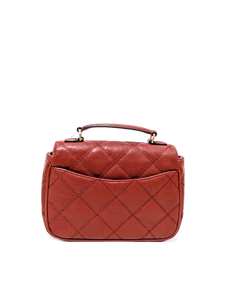 Tory Burch 87861 Willa Mini Top Handle Bag Redstone – Balilene