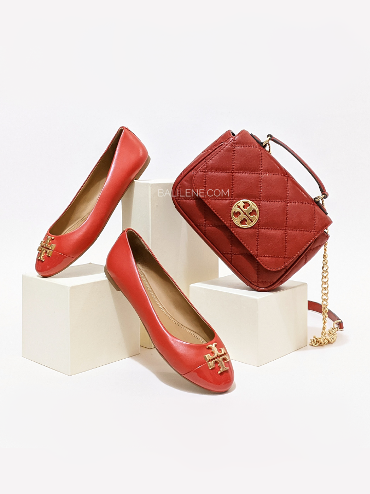 Tory Burch 87861 Willa Mini Top Handle Bag Redstone