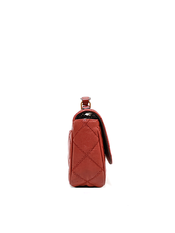 Tory Burch 87861 Willa Mini Top Handle Bag Redstone