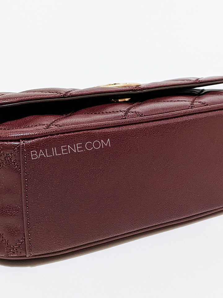 Tory Burch 87863 Willa Small Shoulder Bag Claret