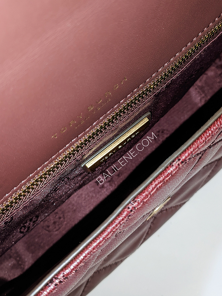 Tory Burch 87863 Willa Small Shoulder Bag Claret