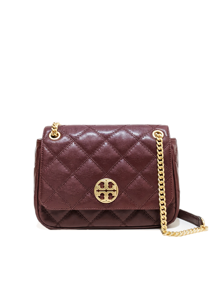 Tory Burch 87863 Willa Small Shoulder Bag Claret