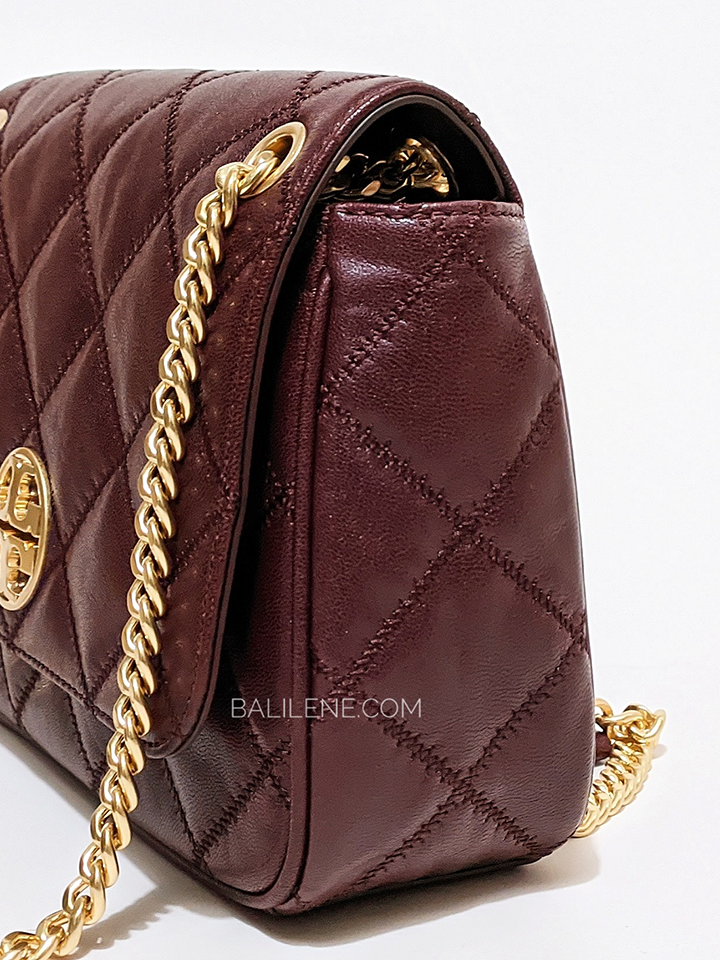 Tory Burch 87863 Willa Small Shoulder Bag Claret