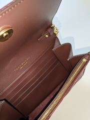 Tory Burch 87867 Willa Chain Wallet Claret