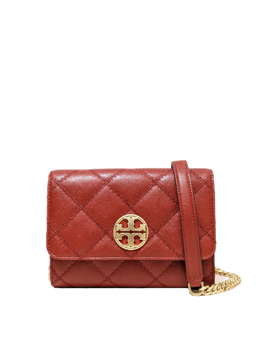 Tory Burch 87867 Willa Chain Wallet Redstone