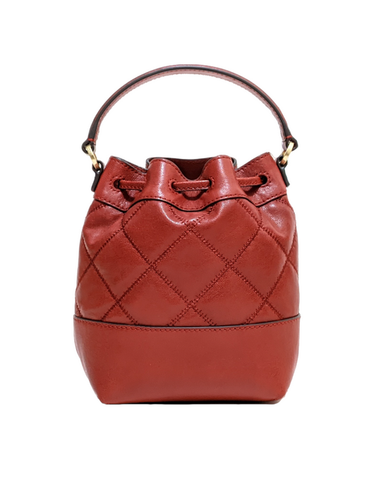 Tory Burch 87869 Willa Mini Bucket Bag Redstone