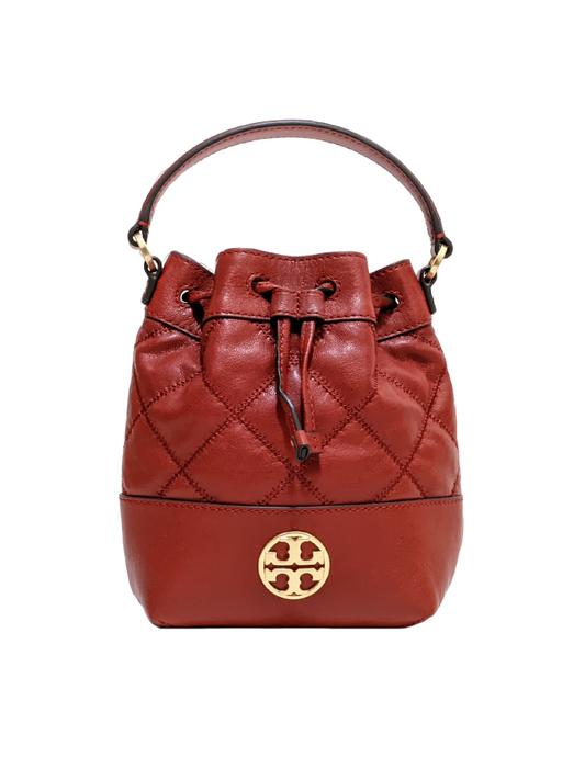 Tory Burch 87869 Willa Mini Bucket Bag Redstone