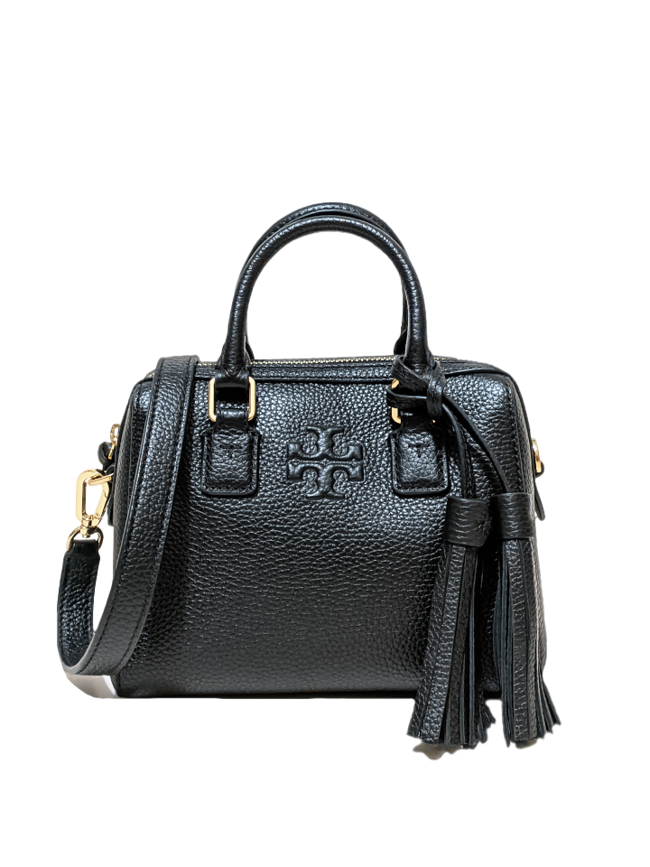    Tory-Burch-87899-Thea-Mini-Web-Satchel-Black-Balilene-depan